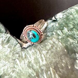 Petite Vintage Turquoise Ring